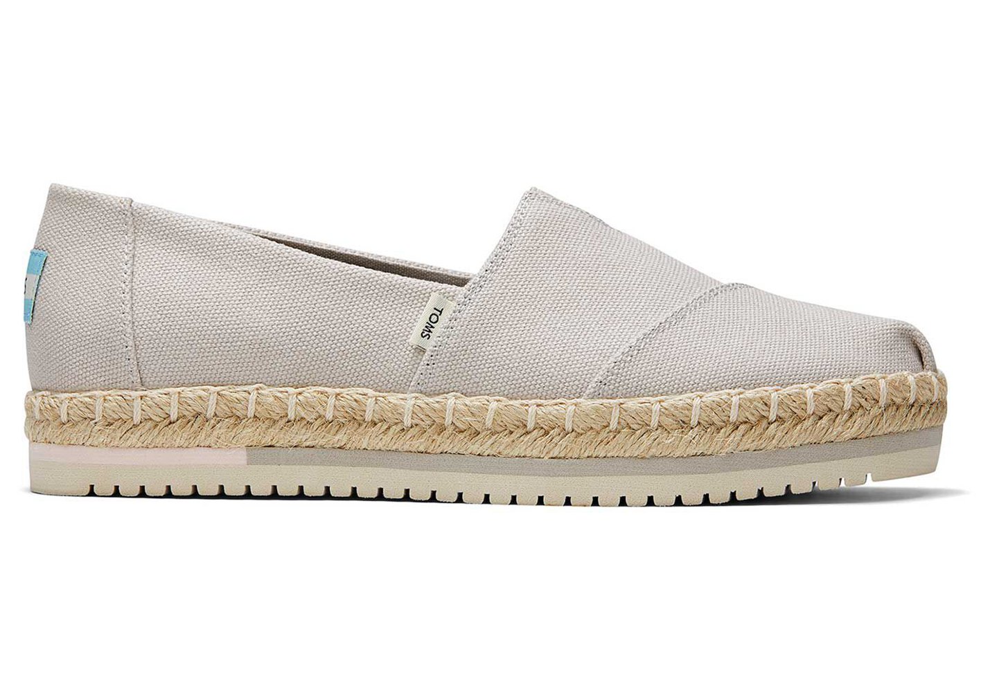 Toms Espadryle Damskie Szare - Alpargata Platform - 28TGCAYPU